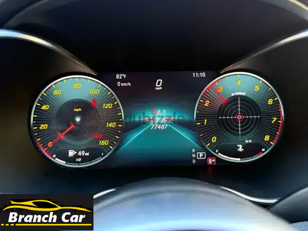 مرسيدس C300 AMG Night Edition 2019 - بيضاء، نظيفة تمامًا،...