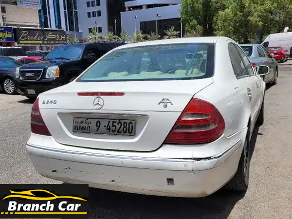 مرسيدس بنز E240 موديل 2004 - سياره أنيقة وعملية بسعر لا يُقاوم!