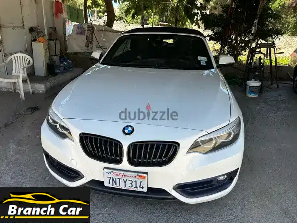 BMW 2 Series 2020 قابلة للتحويل - كالجديدة! بيضاء، نظيفة جداً