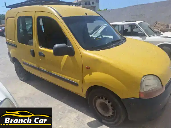 رينو كانجو 2001 صفراء - سيارة عملية وعائلية بحالة ممتازة!