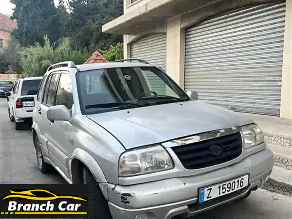 سوزوكي فيتارا 2001 رمادية - بحالة ممتازة! فرصة لا تُفوّت