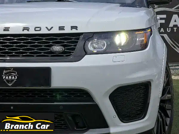 رينج روفر SVR 2016 بيضاء - فاخرة، قوية، وعالية...