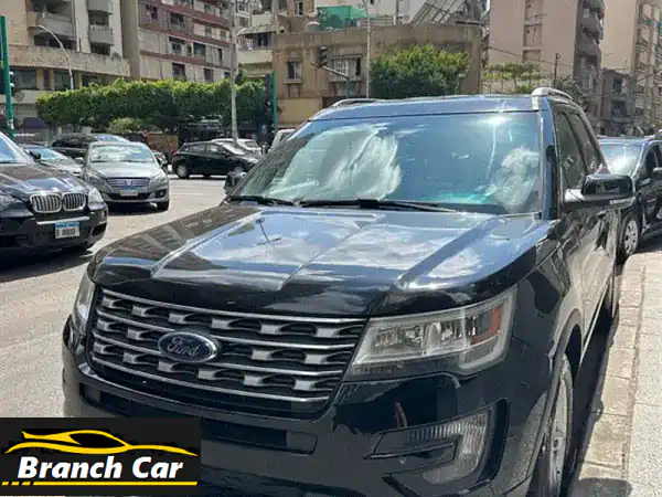 فورد إكسبلورر 2017 سوداء - نظيفة جداً، دفع...