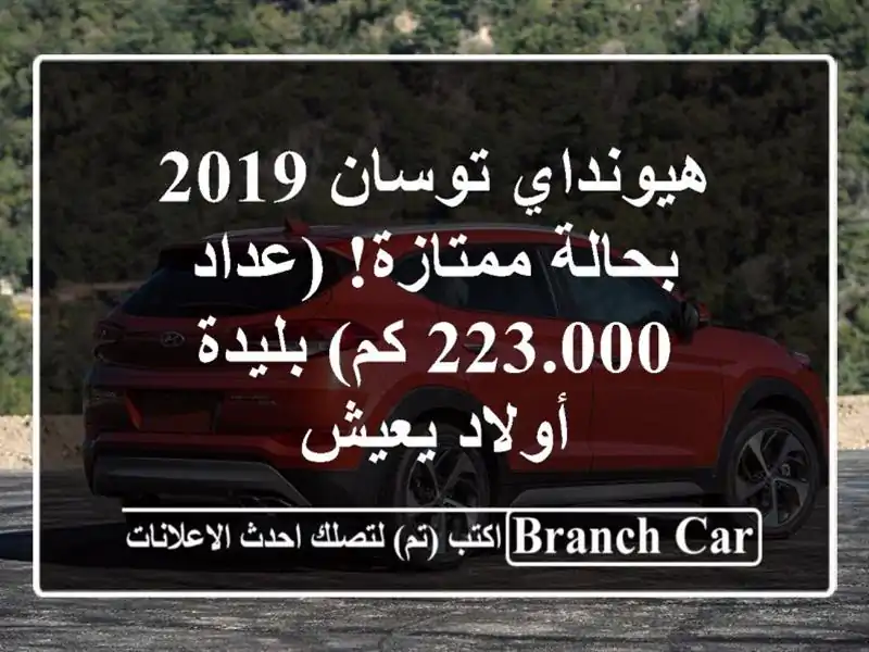 هيونداي توسان 2019 - بحالة ممتازة! (عداد 223.000 كم) بليدة...