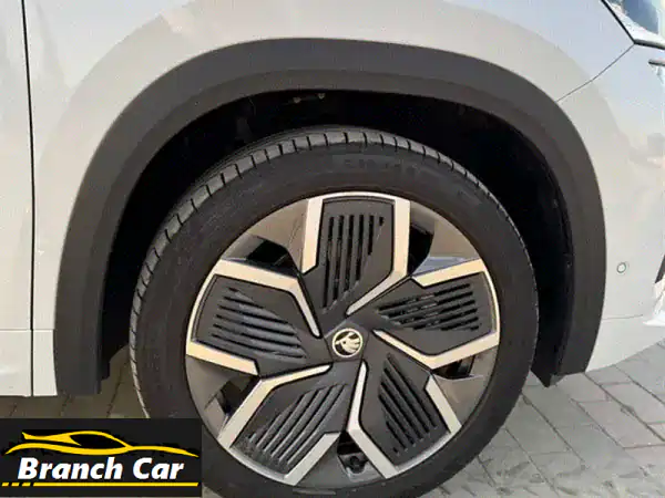 سكودا كودياك 2025 Sportline بيضاء - استيراد لم ترخص -...