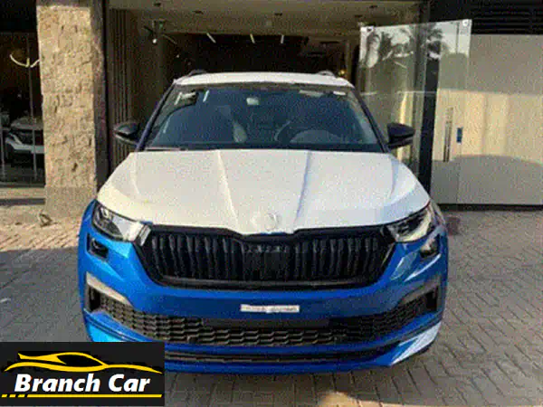 سكودا كودياك 2025 Sportline بيضاء - استيراد لم ترخص - فرصة ذهبية!