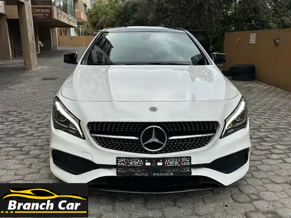 مرسيدس CLA 250 AMG لاين 4MATIC 2018 - بيضاء، نظيفة تماماً! ✨