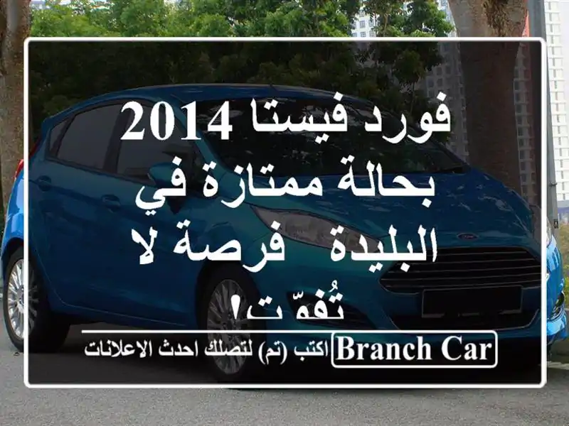 فورد فيستا 2014 بحالة ممتازة في البليدة - فرصة لا تُفوّت!