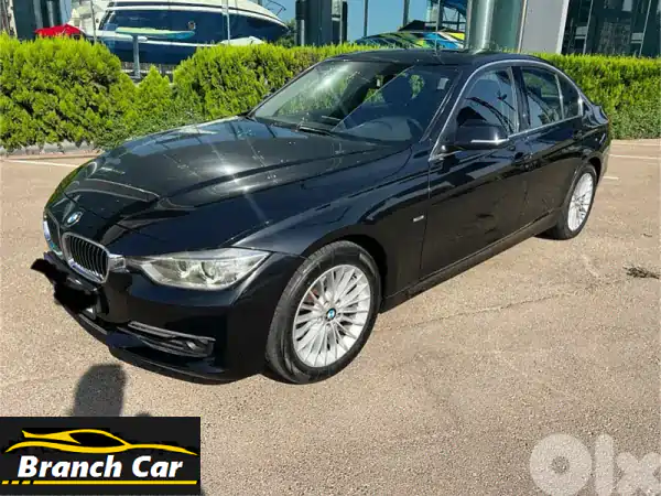 BMW 320i Luxury 2013 - أسود على أسود، كاملة المواصفات،...