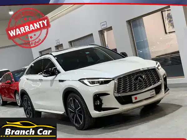 Infiniti QX55 بيضاء - 13,000 كم فقط! (قسط أو كاش) - فرصة لا تُفوّت!
