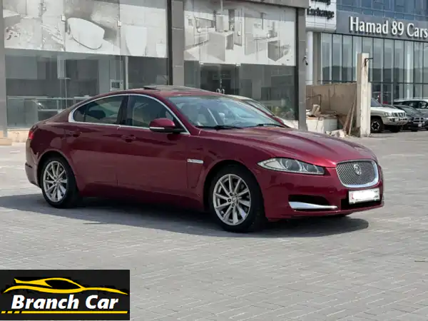 جاغوار XF 2014 حمراء أنيقة - فرصة لا تُفوّت! (2,600...