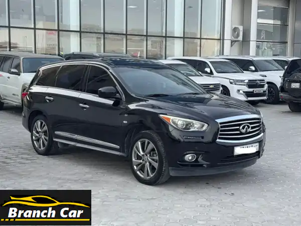 انفينيتي QX60 2014 سوداء - فخامة وعملية بسعر لا يُقاوم!