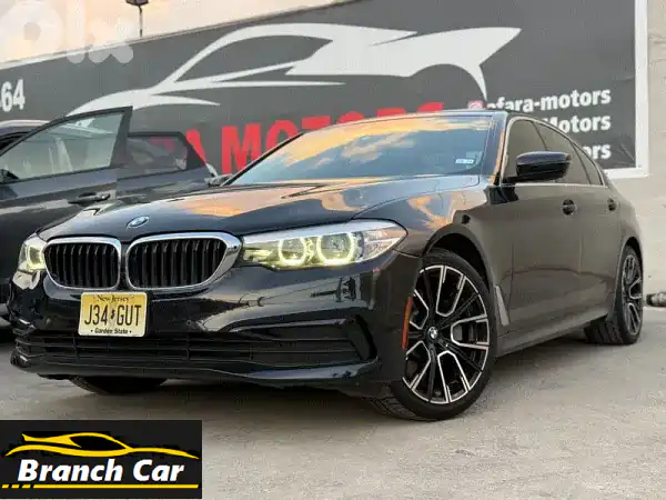 BMW 5 Series 2019 سوداء - بحالة ممتازة! (بدون حوادث، بدون...