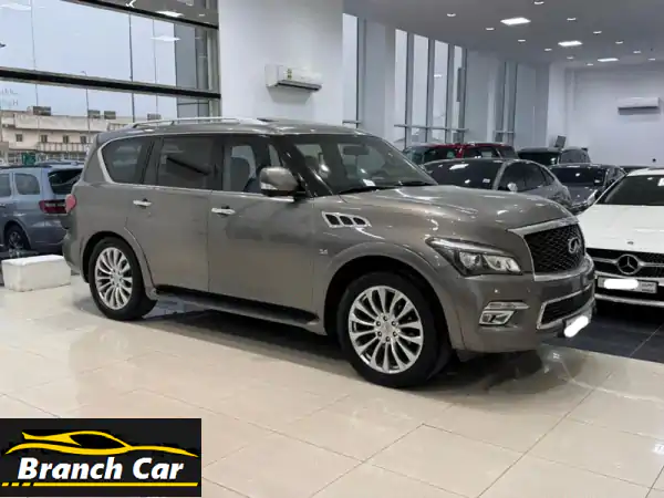 انفينيتي QX80 2015 رمادي - رحلة فاخرة بانتظارك! (سعر...