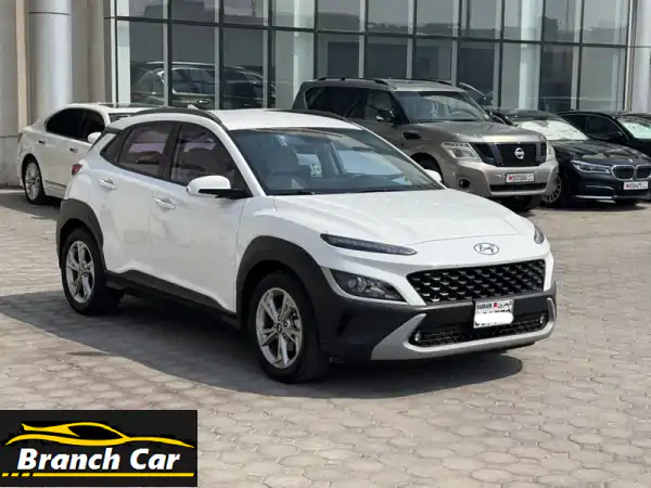 هيونداي كونا 2023 (أبيض) عدد الكيلومترات 45,850 كم،...