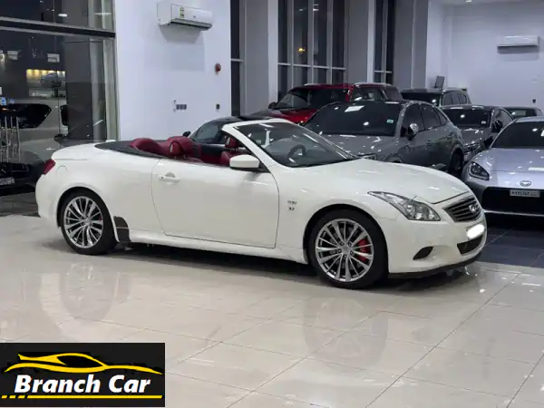 انفينيتي Q60 2016 بيضاء -  سقف قابل للتحويل! فرصة لا تُفوّت!
