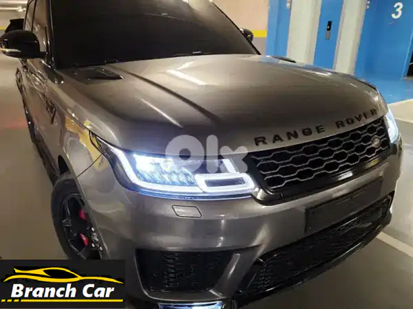 رينج روفر سبورت V6 سوبر تشارجد HSE - 2018 - بحالة ممتازة!