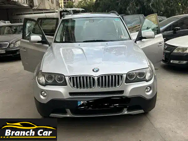 BMW X3 2008 نظيفة جداً وقليلة الكيلومترات - فرصة لا تُفوّت!