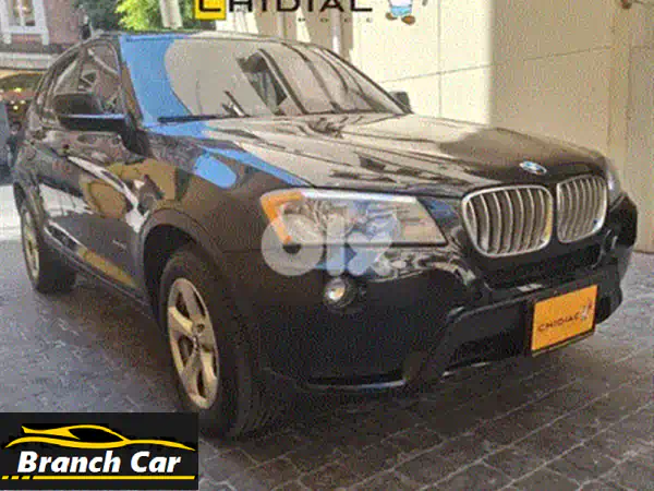 BMW X3 2013 سوداء - فخامة ألمانية بسعر مميز! (خولي موتورز)