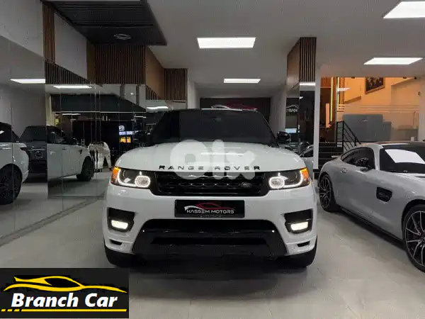 رينج روفر سبورت V6 Autobiography HST 2016 بيضاء -  رفاهية...