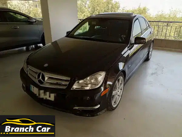 مرسيدس C-Class 2012 بحالة ممتازة - شاشة كبيرة، كاميرا...