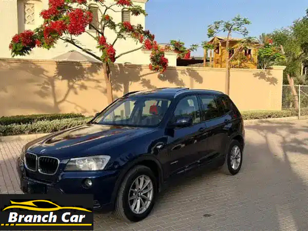 BMW X3 2013 فابريكة بالكامل - حالة ممتازة - 198,000 كم فقط!