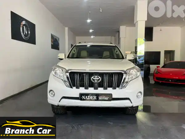 تويوتا برادو V64.0L 2015 بيضاء -  سعر لا يُفوّت!  (بدون...