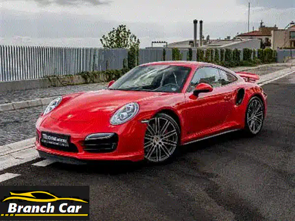 بورش 911 توربو (991.1) 2014 -  أحمر غامق، حالة ممتازة،...