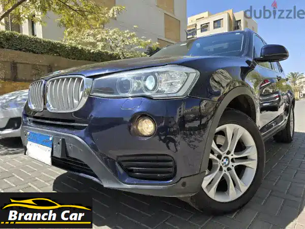 BMW X3 2016 رياضية فاخرة - بحالة ممتازة! (عداد 193,000 كم)