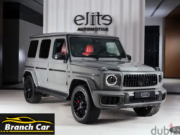 مرسيدس G63 2025 -  فخامة استثنائية بـ 5000 كم فقط! 🤩
