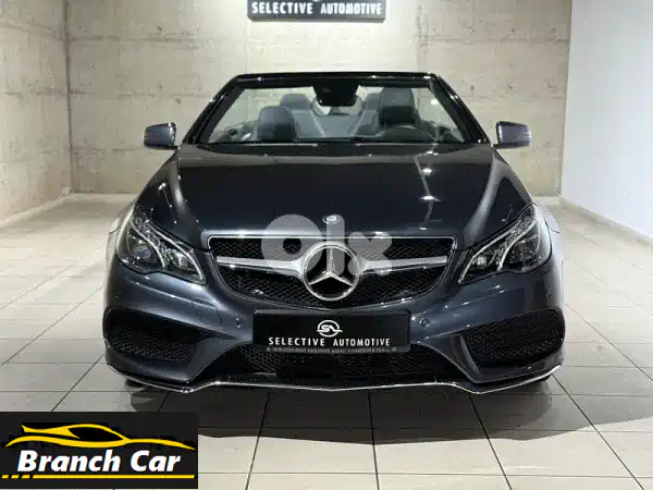 مرسيدس بنز E250 AMG كابريوليه 2014 - قطعة فنية نادرة!