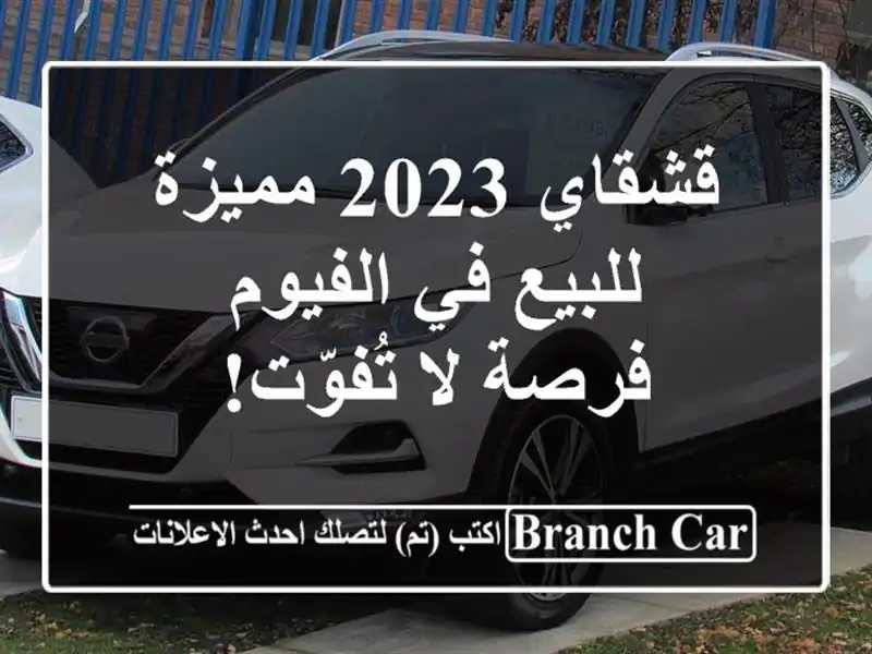 قشقاي 2023 مميزة للبيع في الفيوم - فرصة لا تُفوّت!