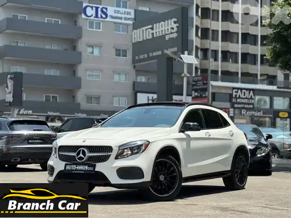 مرسيدس GLA 250 4MATIC 2018 بيضاء - كالجديدة! (Carfax نظيف)