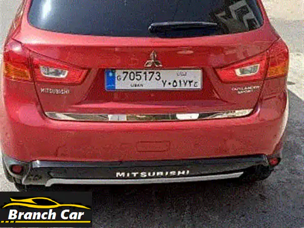 ميتسوبيشي أوتلاندر 2013 حمراء بحالة ممتازة - فرصة...