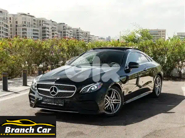 مرسيدس بنز E400 كوبيه 2018 - 28,000 ميل فقط!  (وارد حديثاً)