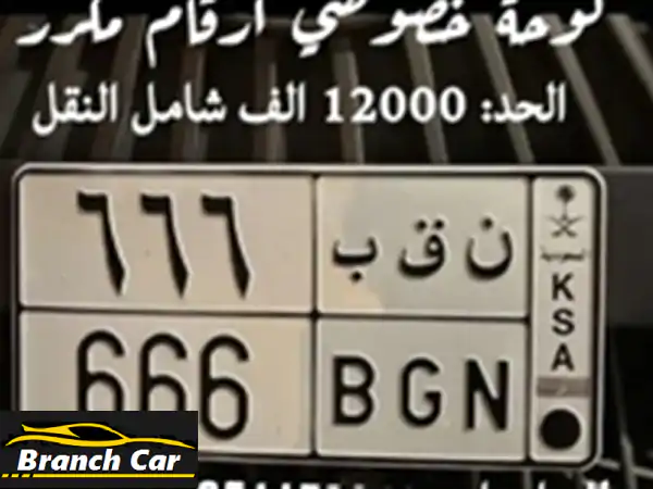 أرقام مميزة للوحة خاصة - فرصة ذهبية 2026!