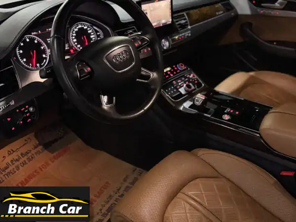 أودي A8 L V8 خليجية 2018 - بحالة الوكالة! (عجمان)