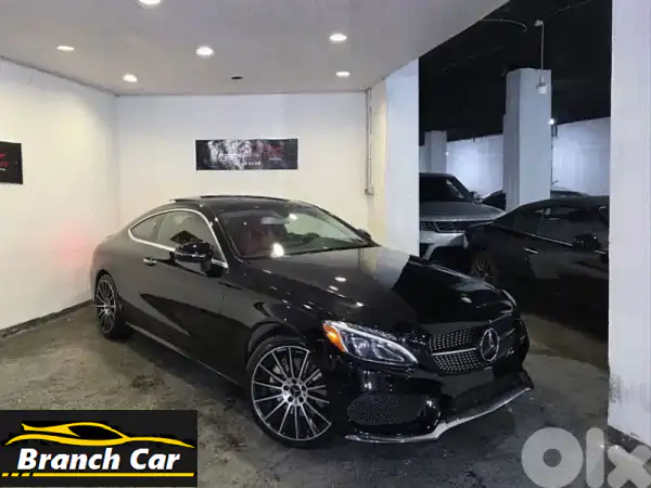 مرسيدس C300 كوبيه 2017 -  كأنها جديدة! (80,000 ميل فقط!)
