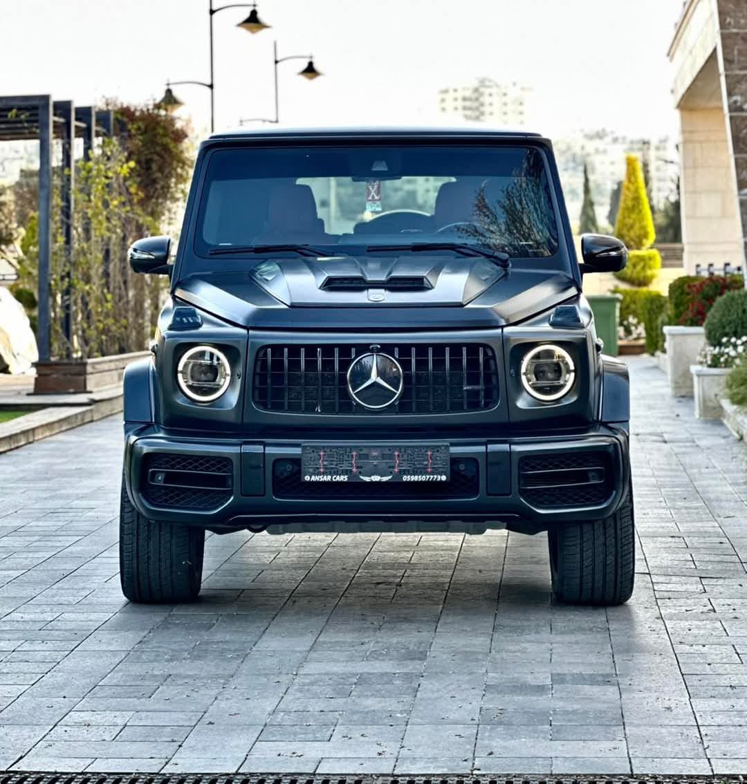  Mercedes G63 rental with a driver for a prestigious and stunning airport pickup to The...