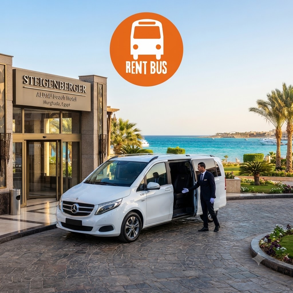 Mercedes Chauffeur Service Egypt | Mercedes V250 Rental at Steigenberger ALDAU Beach Hotel Hurghada
