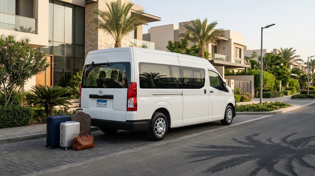Minibus Rental with Driver from Sheikh Zayed City to Cairo International Airport – Private...