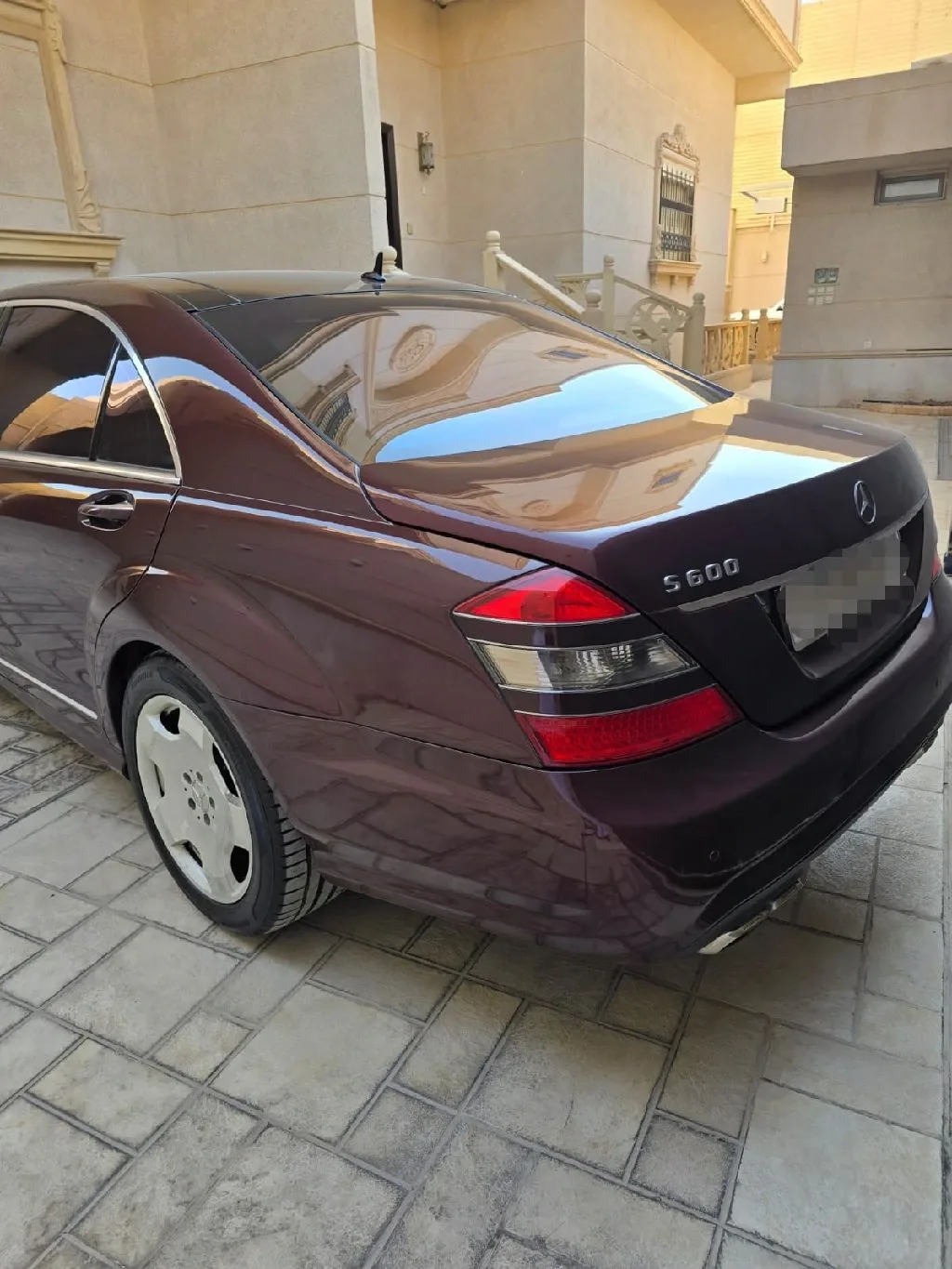 مرسيدس S600 موديل 2006 من سيارات الأمير سلطان بحالة ممتازة