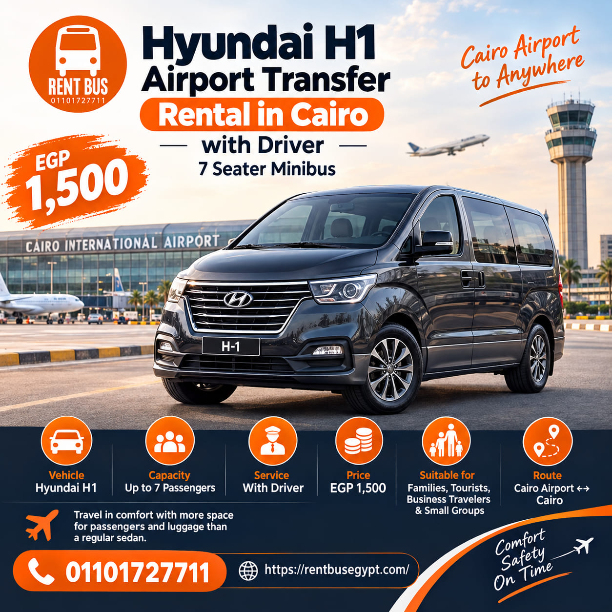 تأجير سيارات وخدمة توصيل H1 ستاريكس 2024