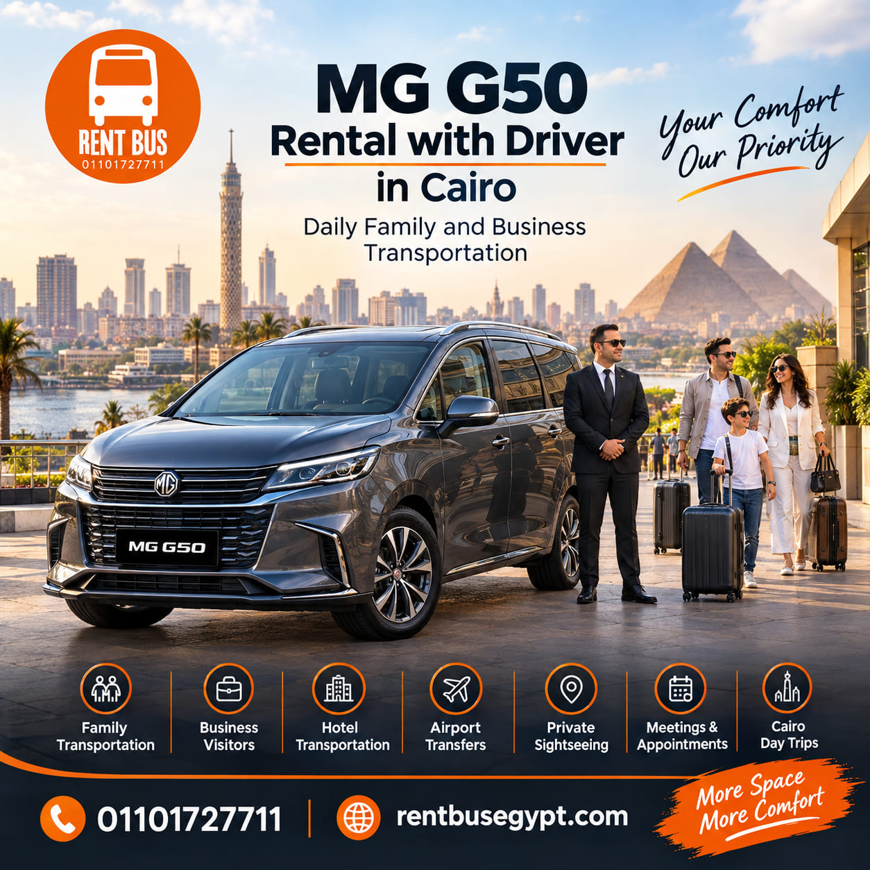 تأجير سيارات وخدمة توصيل 550 2026