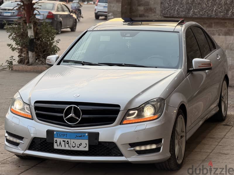 MERCEDES C 200 AMG 2013 KM 140,000 FACTORY PAINT