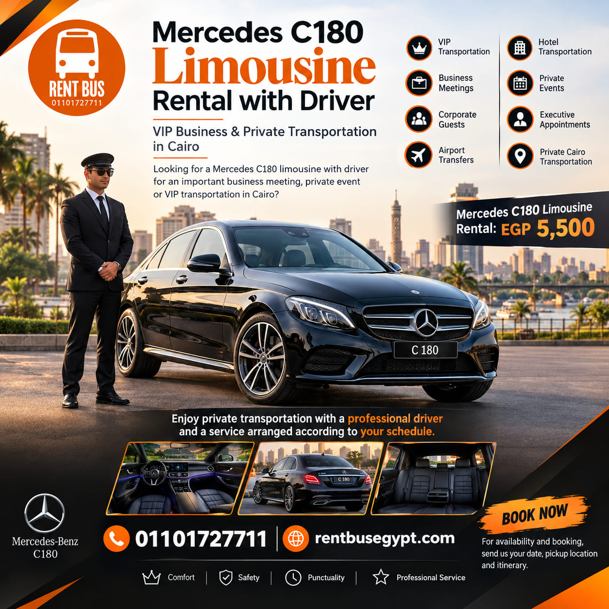 تأجير سيارات وخدمة توصيل C 180 2024