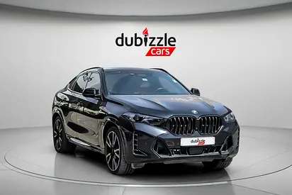 Inspected by14AED265,000premiumBMWX6xDrive40i M SportAED 4027/month | 2024 BMW X6  | GCC Specs | Ref#513631202450,818 kmLeft HandGCC SpecsThe Springs, DubaiSERVICE HISTORYBook Test DriveWhatsApp