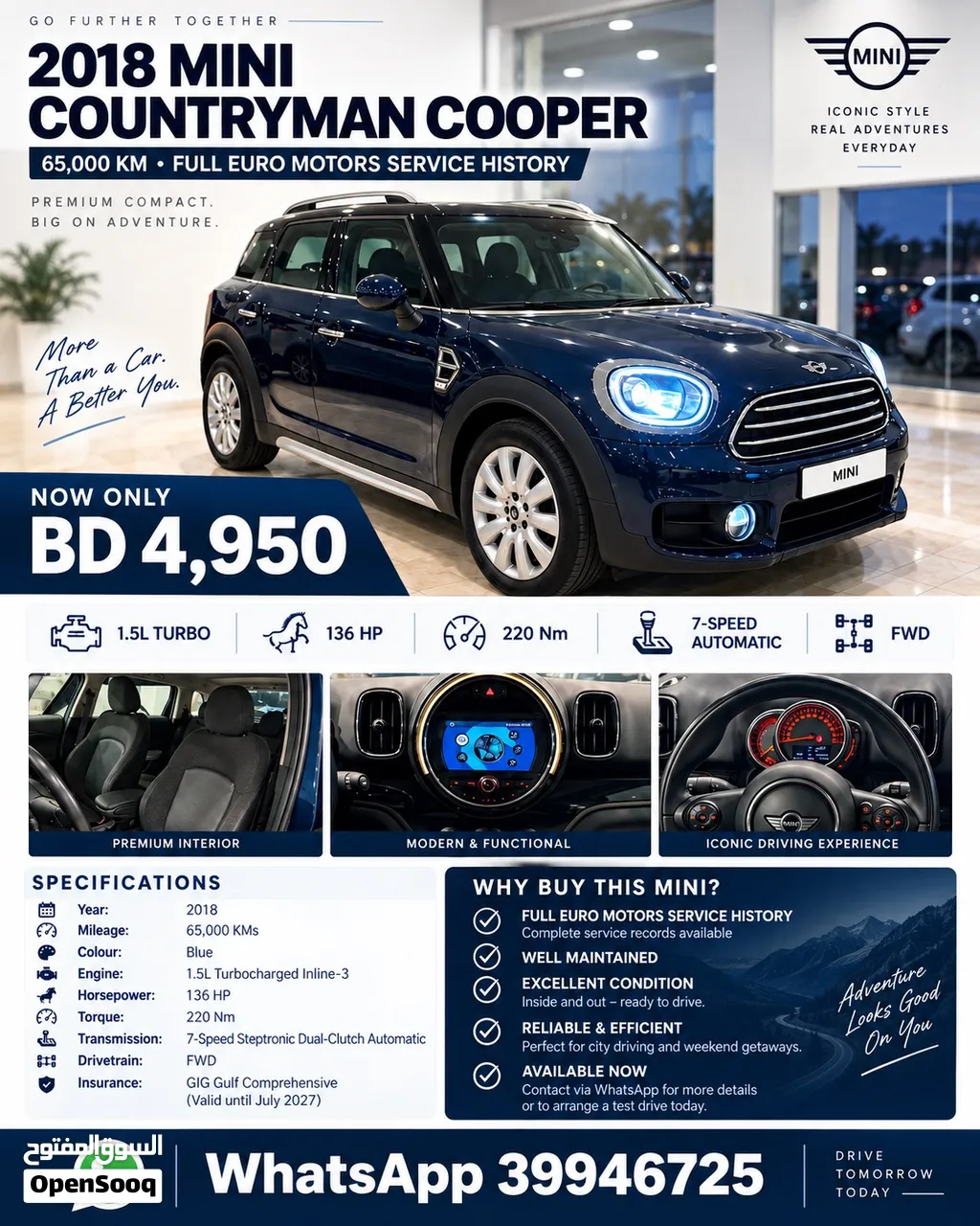 Mini Cooper Countryman 2018