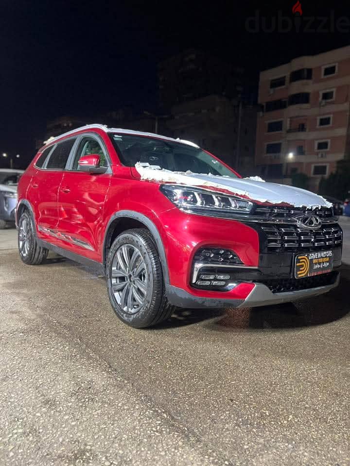 شيري Tiggo 8 luxuryكاش باك لحد10% تامين طول القسط و كرت بنزين ب 10.000 جنيه