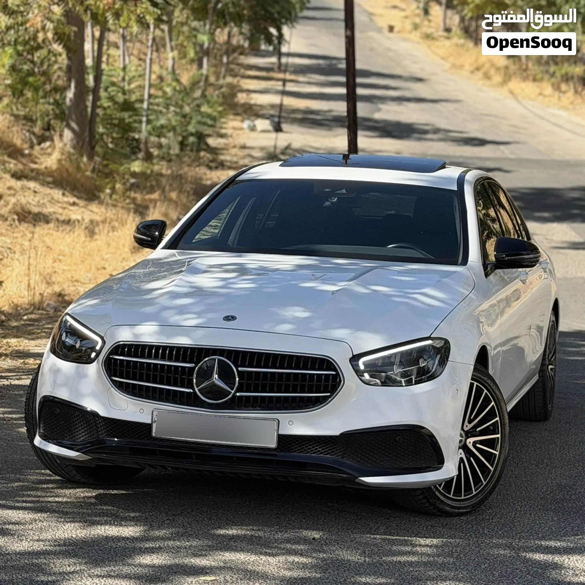MERCEDES E200 2021 وارد الماني ممشى 77 الف كيلو فق�
